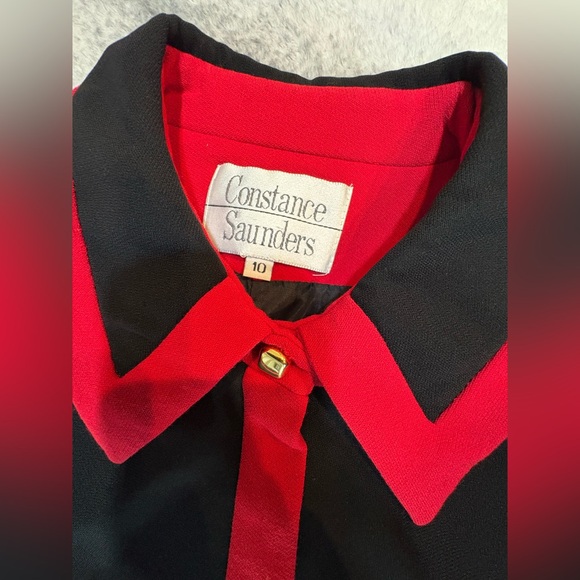 Black & Red Blazer *has some flaws that were undisclosed from previous seller* - Picture 7 of 13